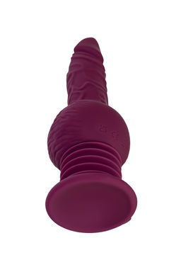 Мини секс-машина Striker с пультом ДУ, MotorLovers by TOYFA, силикон, фиолетовый, 23,5 см