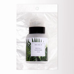 Флакон с помпой «Другое место», 250 мл, зелёный, чёрный