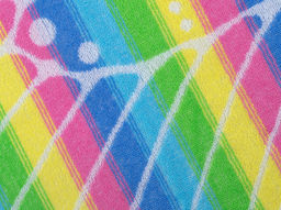 6с102.411ж1 Бархатный сезон (св.радужка) Полотенце махровое 67х150см