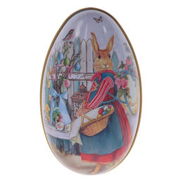 Изделие декоративное Яйцо-шкатулка, L7 W7 H11 см