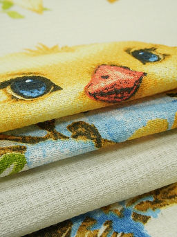 Вафельное полотно (холст) Солнечная Пасха, ш.0.5м, хлопок-100%, 170гр/м.кв, раппорт 63см - Купава фото 5