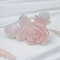 Цветок из Розового кварца