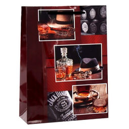 Цена за 12 шт. Пакет подарочный 18x24x7см 23 февраля / 473-1 /уп 12/1500/микс/128г/м2 - Галеонтрейд фото 5