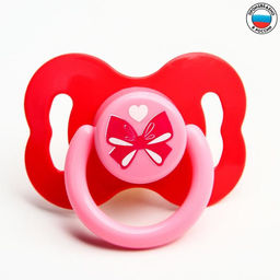Соска - пустышка классическая, латекс, +0мес., Доченька