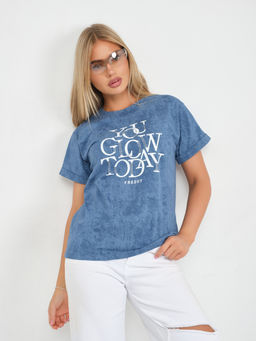 Футболка варенка Хлопок 100% Лиона индиго - Ивассорти фото 2