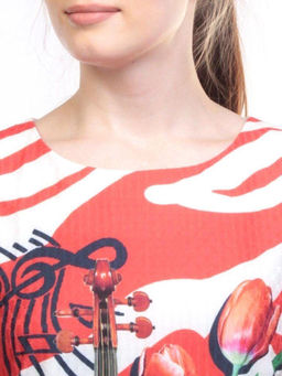 P307 RED Платье женское (100% полиэстер)