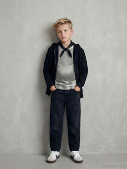 Baggy Fit Erkek ?ocuk Jean Pantolon