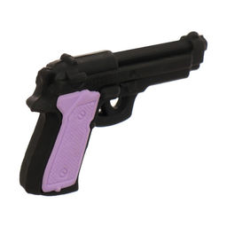 Цена за 140 шт. Ластик фигурный "Пистолет", МИКС