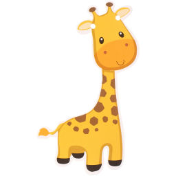 Растяжка "Весёлый зоопарк" 14 x12.5 см