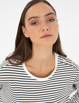 Ekru Regular Fit Sweatshirt - Pierre cardin фото 2