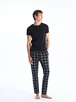 Standart Kal?p Ekose Erkek Pijama Alt