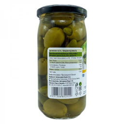 Оливки, фаршированные корнишонами, Греция, ст.банка, 350г