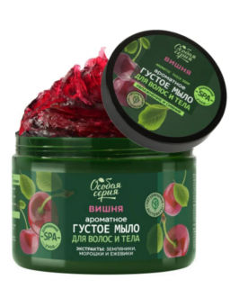 О.СЕРИЯ д/волос и тела густое мыло 500мл Вишня, увлажнение и сияние