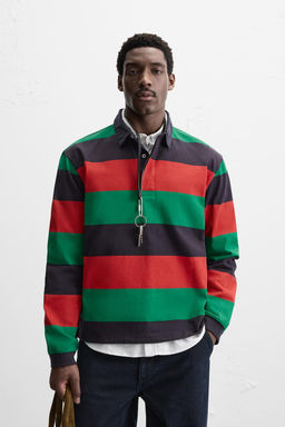STRIPED POLO SHIRT - Zara фото 2