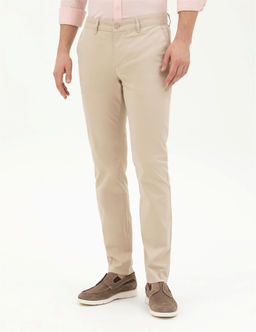 Bej Slim Fit Kanvas Pantolon - Pierre cardin фото 2
