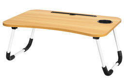 Складной столик для компьютера 60*40*26 см "Орех"