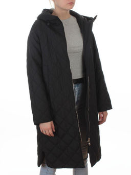 9610 BLACK Куртка стеганная демисезонная женская (100 гр. холлофайбер) - Fashion фото 8