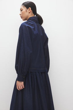 Blusa denim con lazada - H&m фото 4