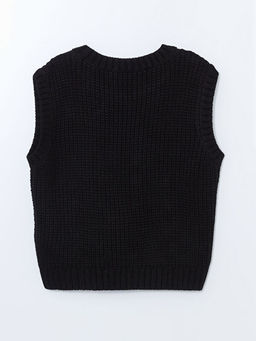 Bisiklet Yaka K?z ?ocuk Triko S?veter - Waikiki фото 3