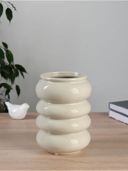 Ваза Даниель, 12?12?19.5 см, керамика, серая