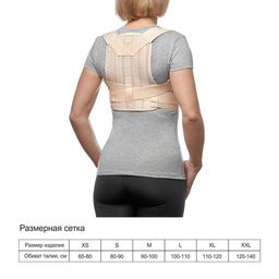 Корсет ортопедический реклинирующий классический облегчённый кол-во рёбер жёсткости: 4