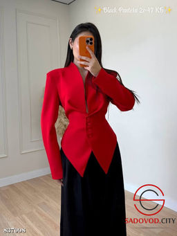 Пиджак женский однотонный - Bruno фото 8