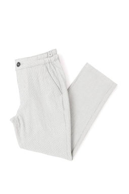 Серые брюки из плотной ткани для мальчика