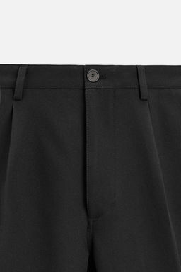 FLARED FIT PLEATED TROUSERS - Zara фото 8