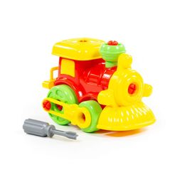 Конструктор-транспорт Паровозик (25 элементов) (в пакете) - Полесье фото 4