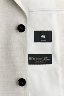 Americana en mezcla de lino Regular Fit