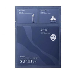 Маска увлажняющая трехэтапная SU:M37 Water-full Marine Relief Gel Mask 3 Step Kit, Gel Mask 31мл+Ampoule 2мл+Gel Cream 2мл