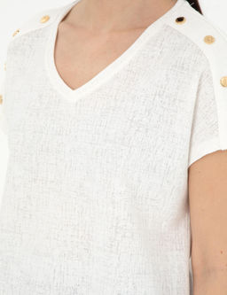 Ekru Regular Fit Ti__rt - Pierre cardin фото 7