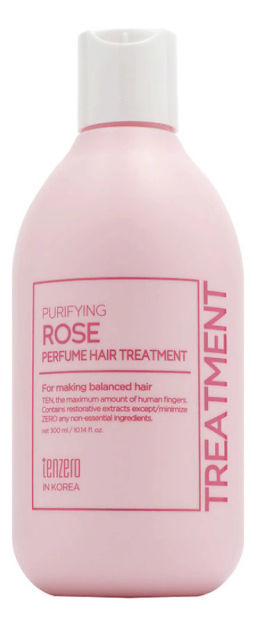 Tenzero Purifying Rose Perfume Hair Treatment - Парфюмированный бальзам с ароматом розы для всех типов волос, 300мл