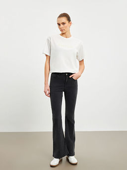 Dar Fit Flare Kad?n Jean Pantolon