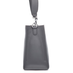 TH9320 dark grey, женская кожаная сумка "Тоут" Barcelo Biagi