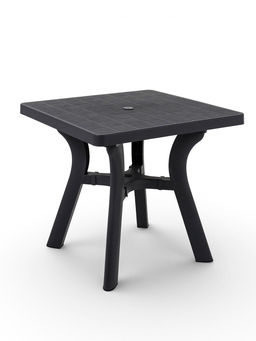 Стол садовый «Атлант», 80×80×76.5 см, квадратный, пластиковый, цвет графитовый