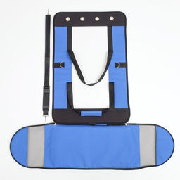 Сумка - переноска для животных Панорамная, с окном, 46 х 28,5 х 30 см, синяя - Пижон фото 9