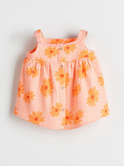 ?i?ekli K?z Bebek M?slin Bluz ve ?ort 2li