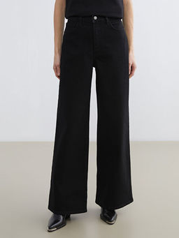 Wideleg Kad?n Jean Pantolon