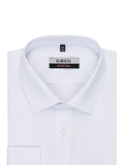 Сорочка мужская длинный рукав GREG 100/237/WH/ZVN_SL STRETCH  фото 3