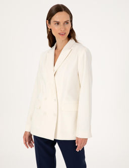 Beyaz Comfort Fit Ceket - Pierre cardin фото 3