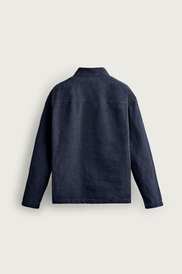 SOBRECAMISA REGULAR FIT ALAMARES NUDO / Marino - Zara фото 8