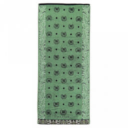 "Missoni-3027" Полотенце махровое 34х78см, плотность 375гр/м2, 100% хлопок, зеленый, Bolangde (Китай)