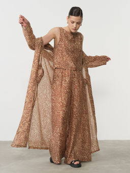 Жакет-кимоно длинный из лиоцелла 42211311