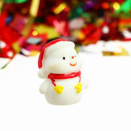 Цена за 8 шт. Хлопушка на палочке Зимний бум, снеговик 1, с наклейками - Страна карнавалия фото 3