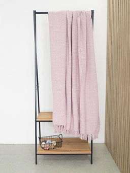 Покрывало вафельное 150x200 розовый Хлопок 100%