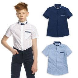 PELICAN, сорочка верхняя для мальчиков, Голубой  фото 2