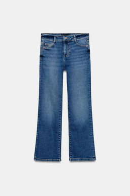 JEANS Z1975 MINI FLARE TIRO ALTO / Azul - Zara фото 9