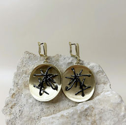 22-503395590-1 Серьги с английским замком