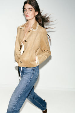 FAUX SUEDE JACKET - Zara фото 14